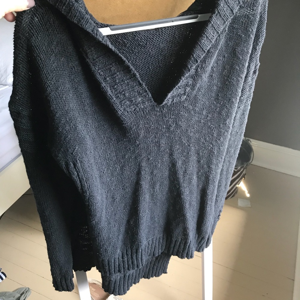 Roxy knitted sweater with hood